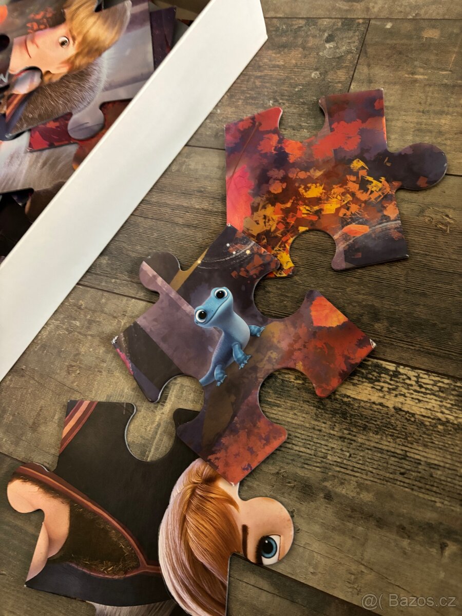 Puzzle ledové království od 3 let - 5