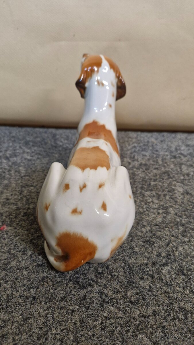 PORCELÁNOVÝ PES ( Lomonosov ) - 5