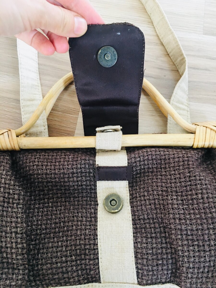 Retro kabelka, jak nová, vypraná - 5