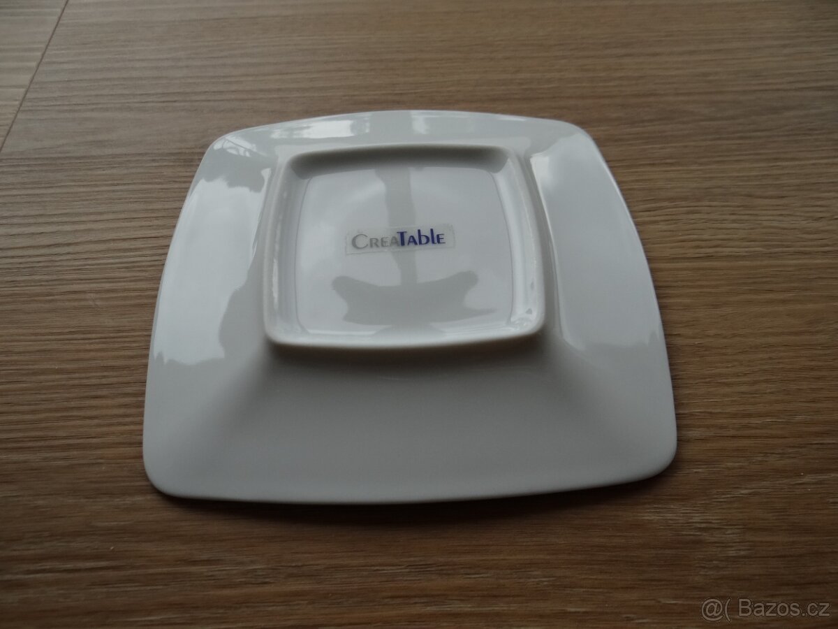 Sada 2 porcelánových šálků s podšálky CreaTable - 5