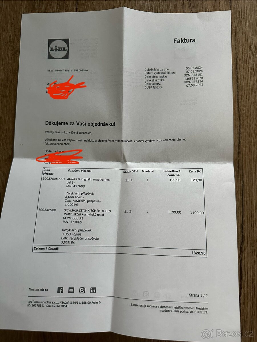 Ještě v záruce Silvercrest kuchyňský robot z Lidlu - 5