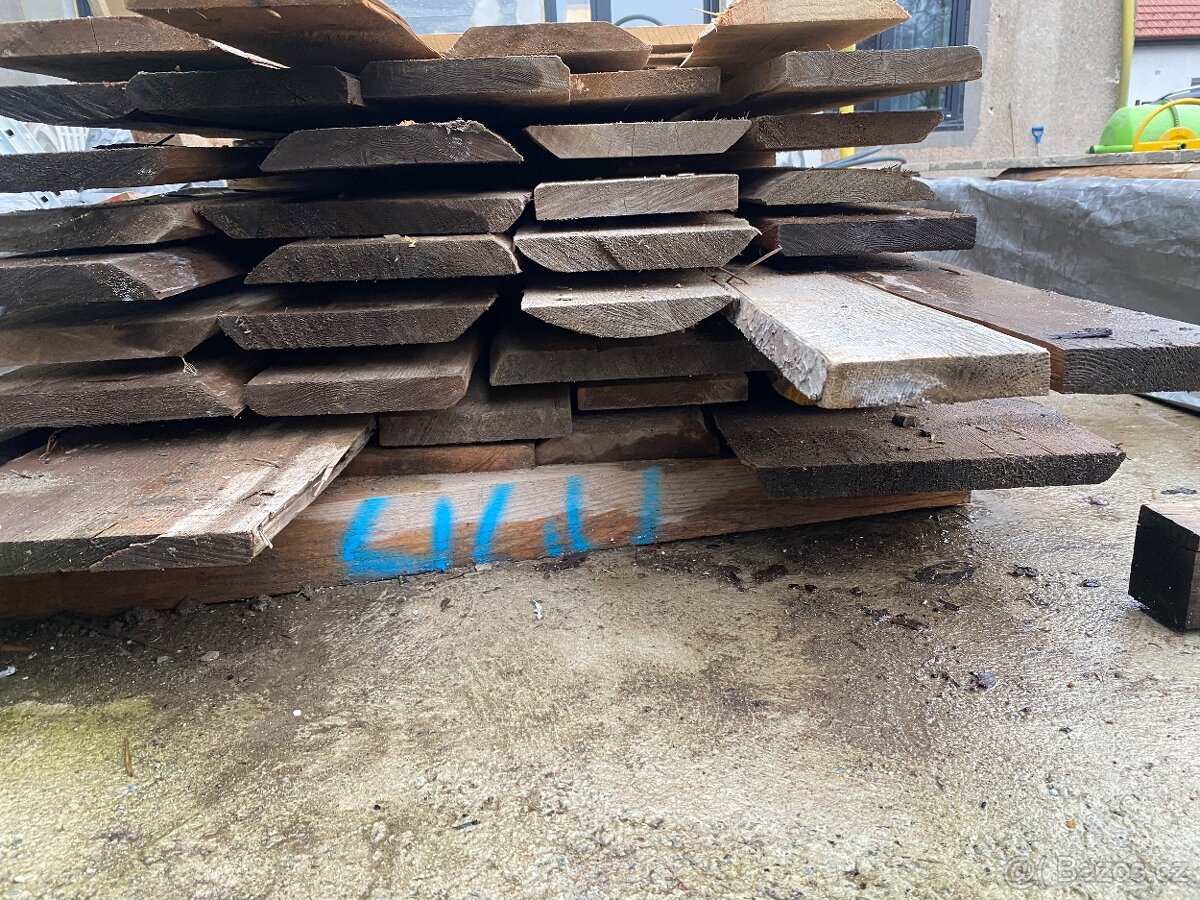 Stavební řezivo- trámky, prkna - 5