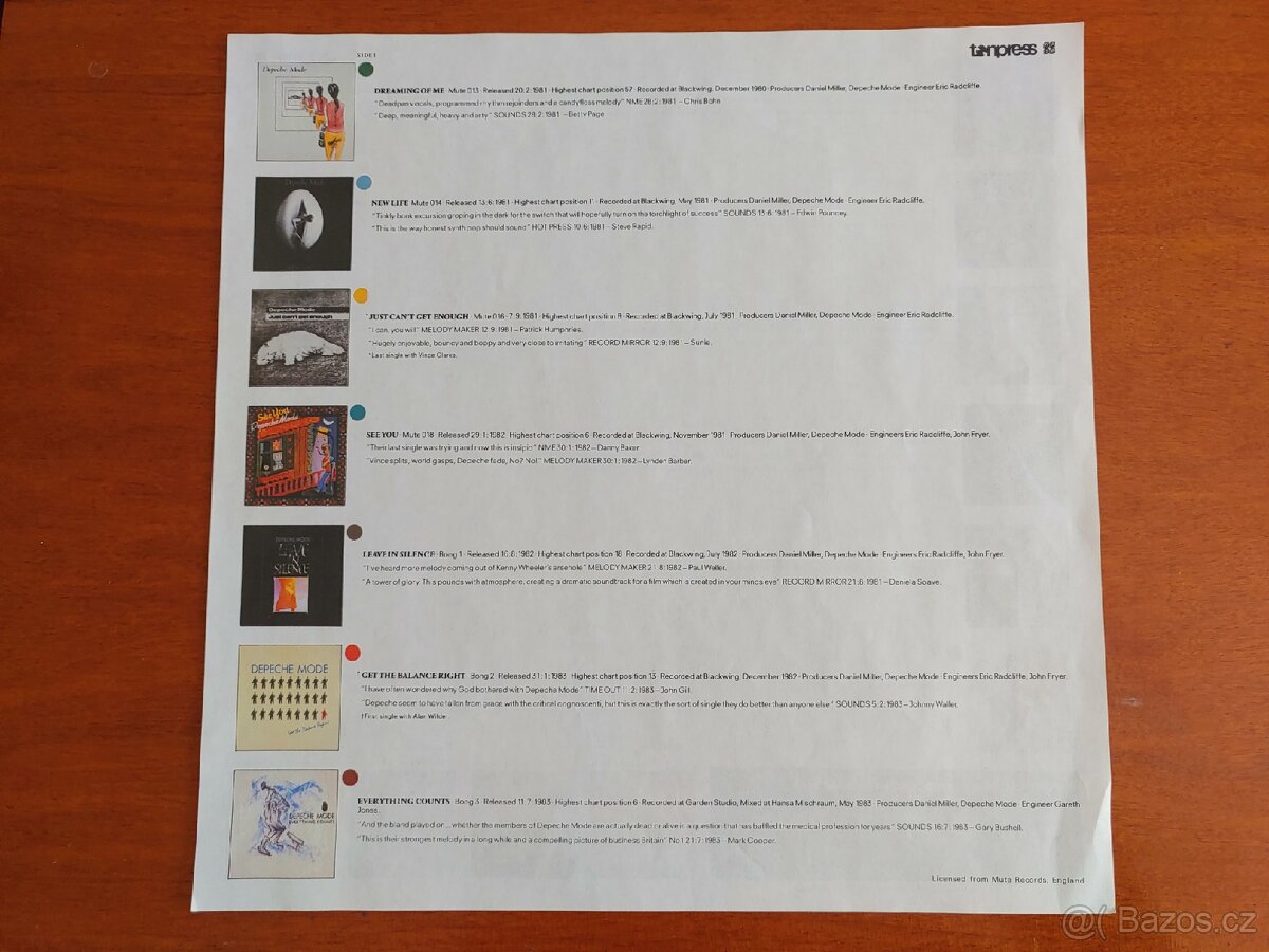 Vinyl LP Depeche Mode - 5