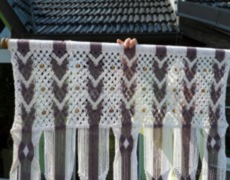 ORIGINÁLNÍ ZÁVĚSY...BOHO STYL 50%SLEVA,,barevné i melír - 5