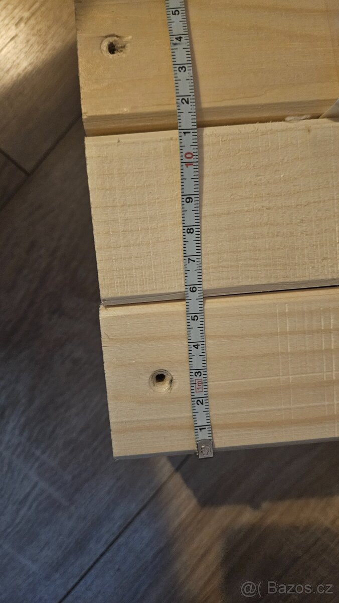 Dřevěný laťkový rošt 2x 90x200 - 5