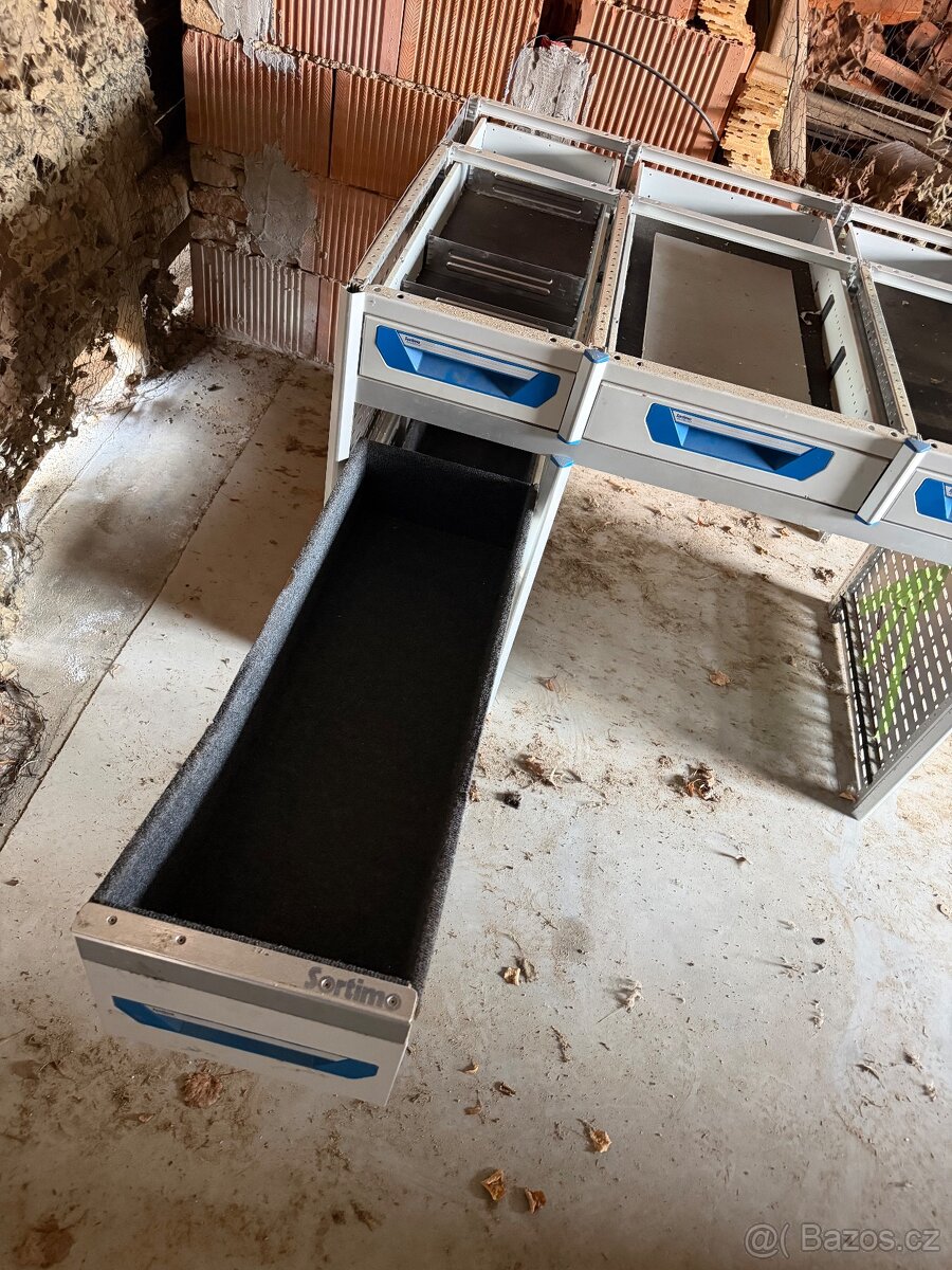 Vestavba Sortimo VW T5 T6 ford transit - 5