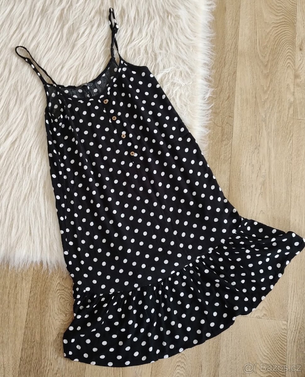 Černobílé šaty - XS/S - 5