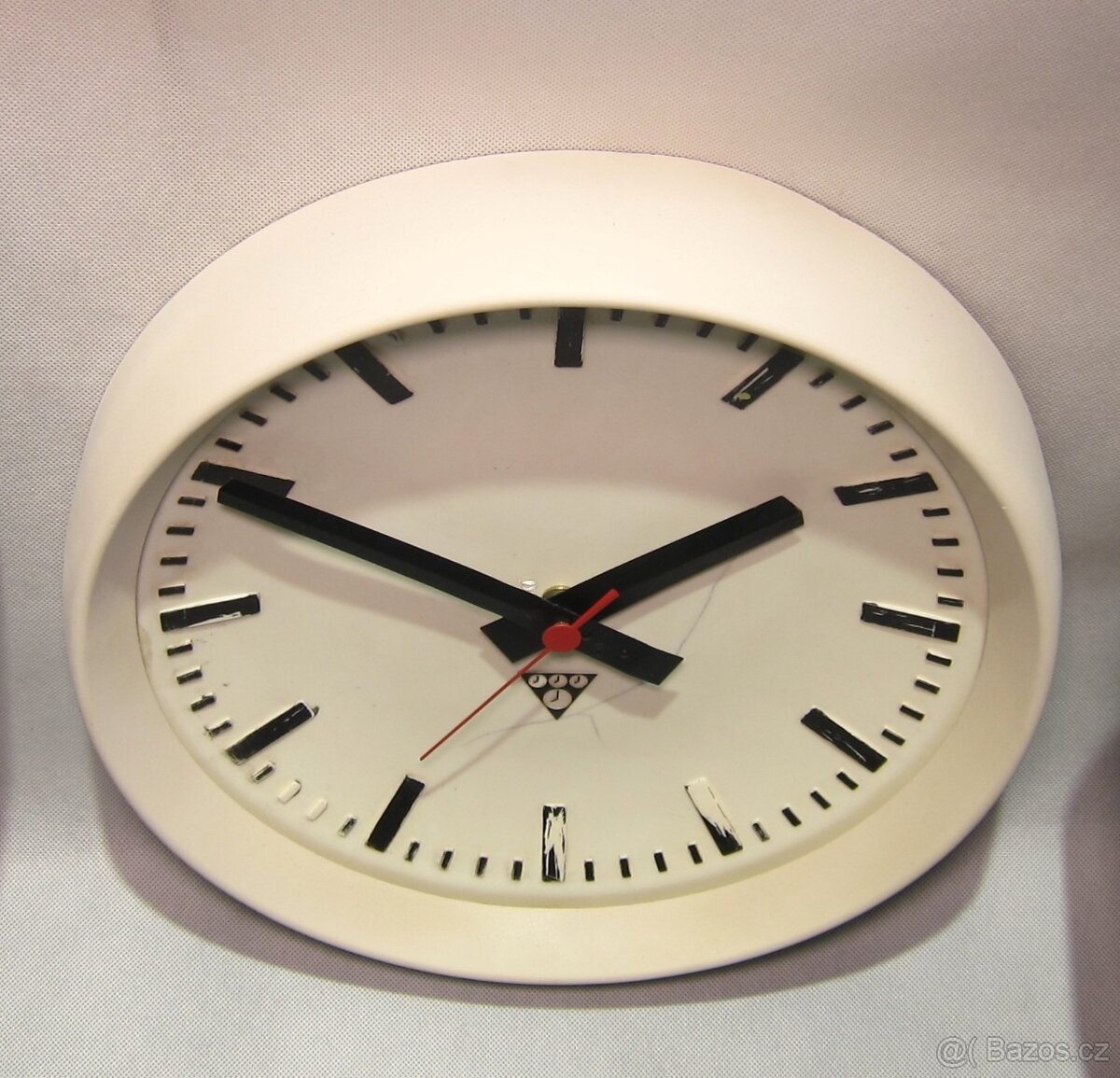 Pragotron - industriální nástěnné hodiny cca 1960 - 5