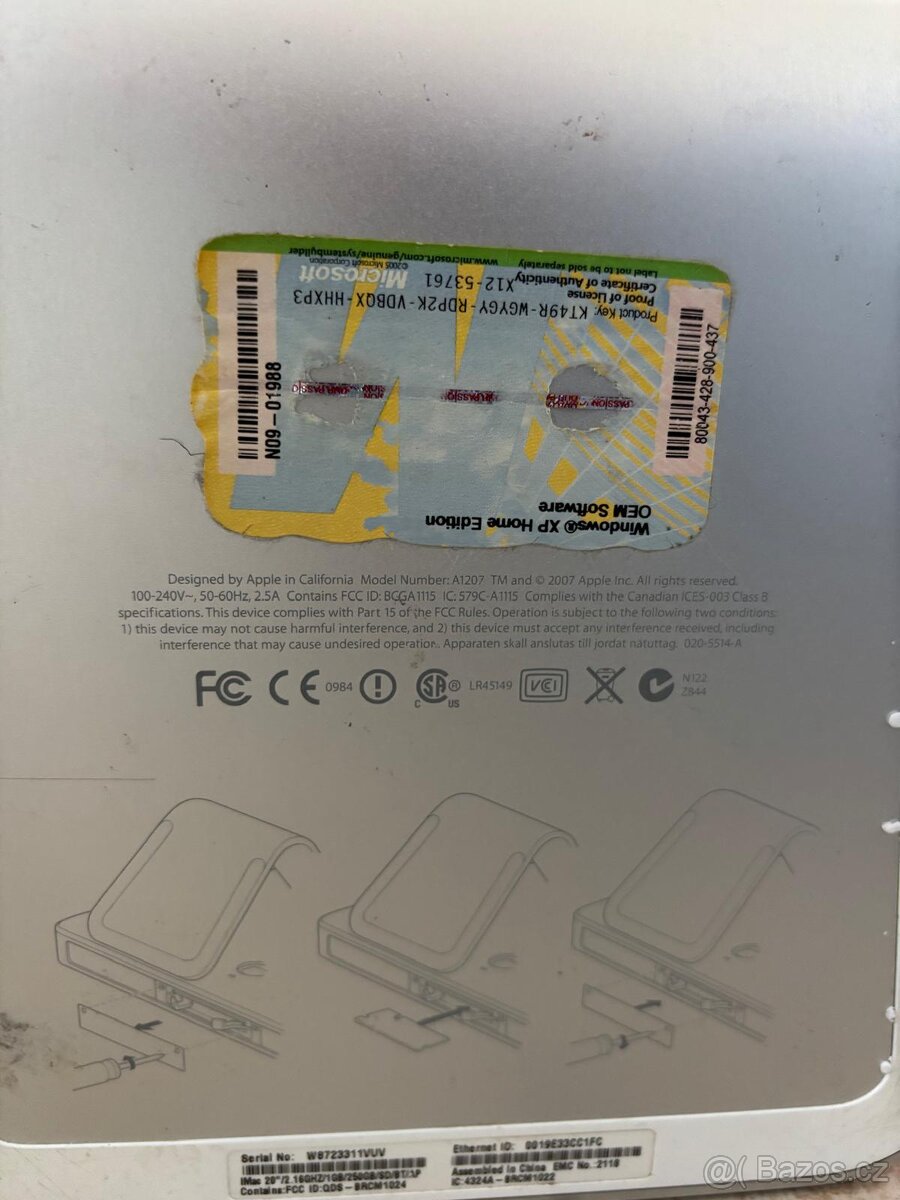 Unikát Apple iMac G5 A1207 EMC 2118 Late 2006 - 5