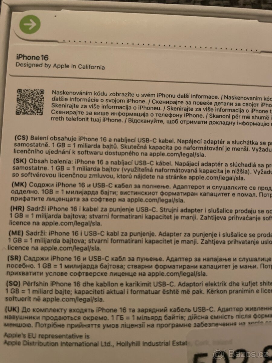 Nový iPhone 16, 256 GB růžová Originál zabalený - 5