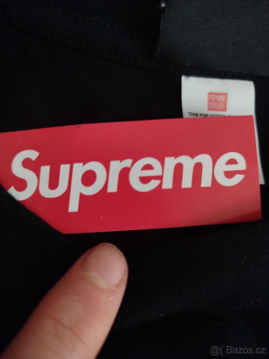 🔥 Tričko Stüssy x Supreme – černé 🔥 - 5