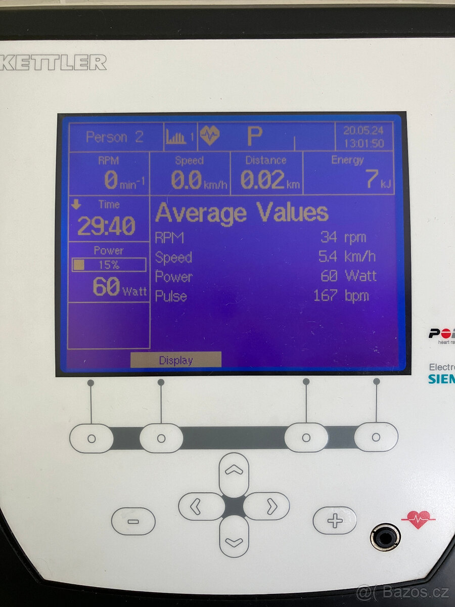 Orbitrek Kettler Satura E EXT, ergometr - 5