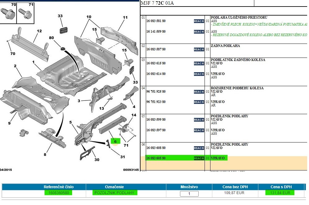 Peugeot 301 - nosnik, Toyota Rav4 V 5 - zadna vystuha - 5