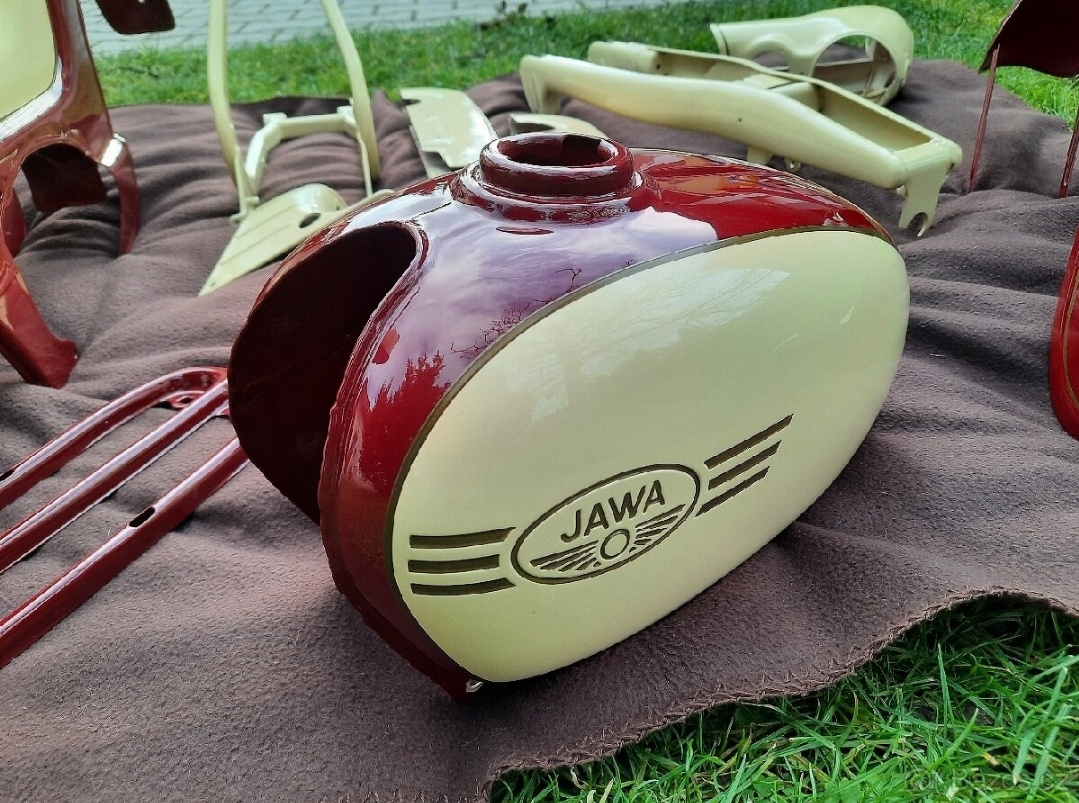 Lakování historickych motocyklů - 5