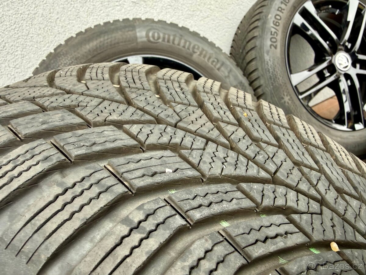 Zimní sada alu kol Škoda 205/60r16 - 5