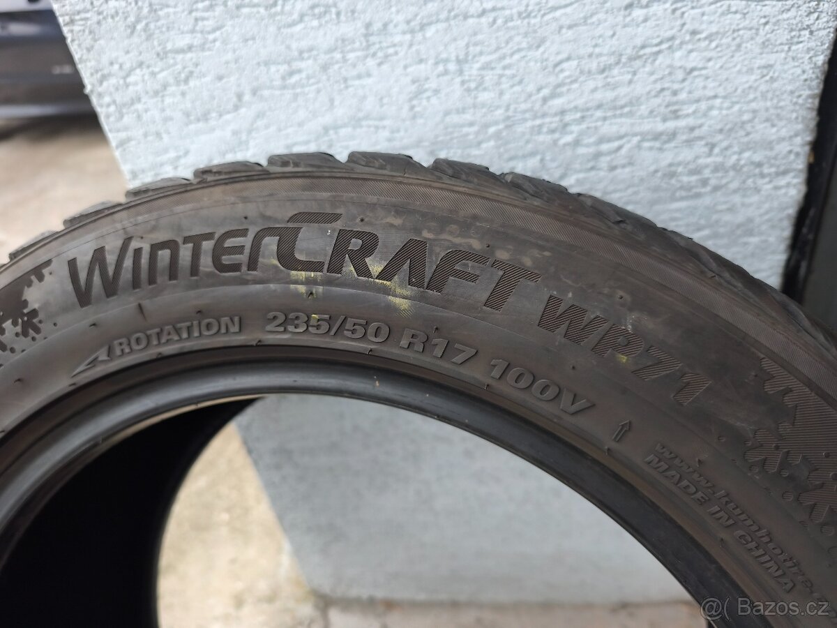 235/50 r17 zimní pneumatiky KUMHO 7-7,5mm - 5
