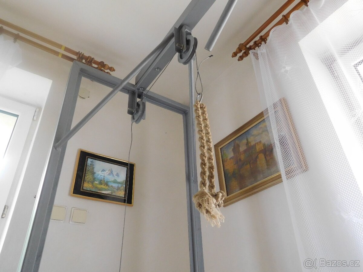 Horní kladka + konstrukce s hrazdou - 5