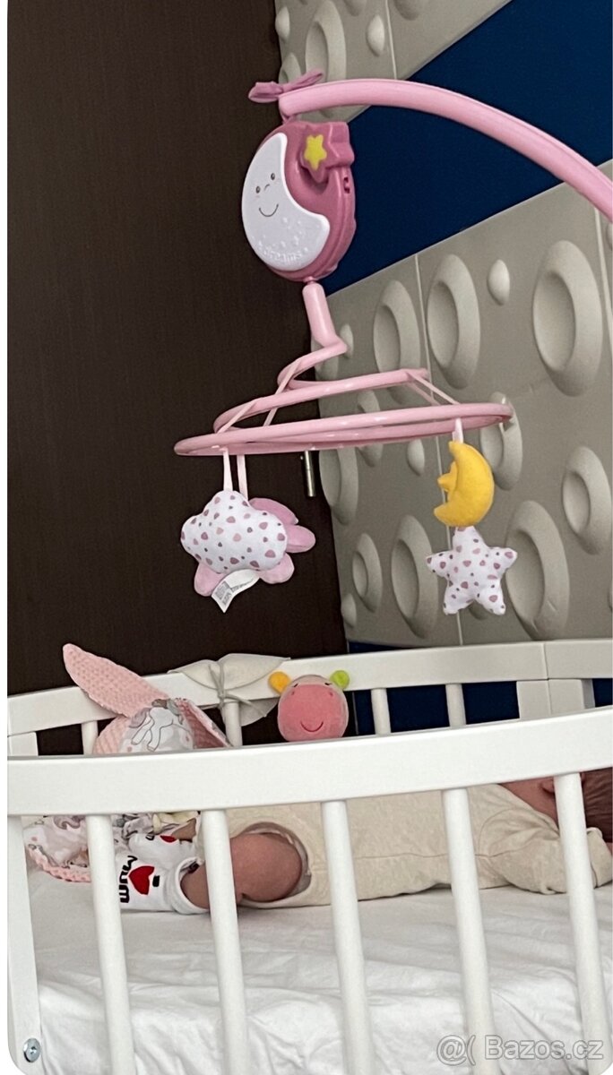 Oválná postýlka Royal Sleep 9v1 bílá - 5