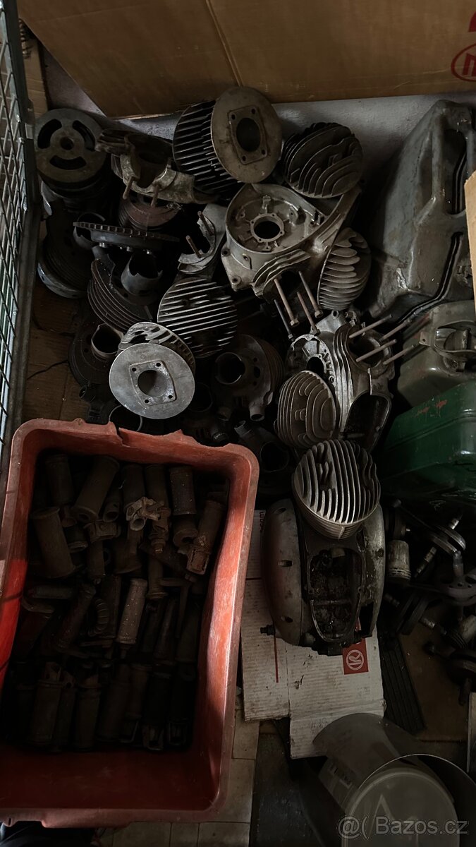 ČZ 125,150c dily - 5