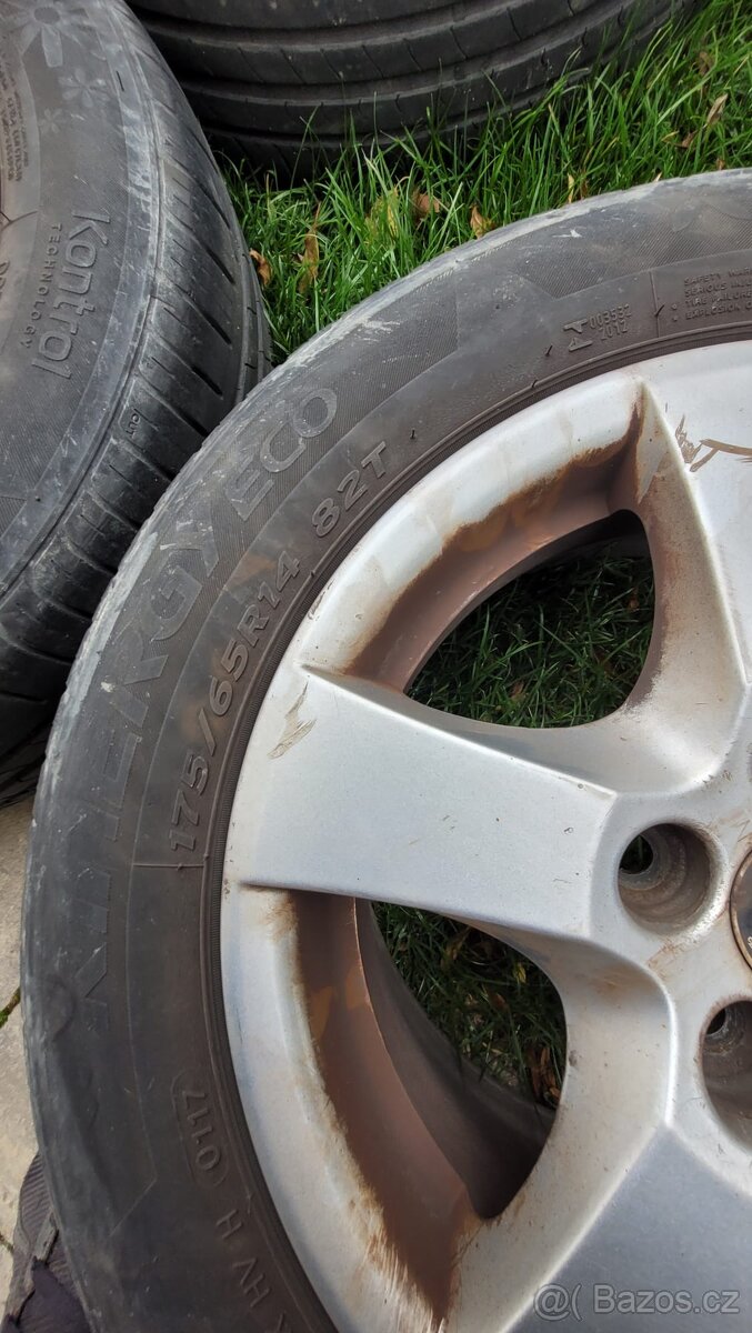 alu disky a letní pneu 175/65 r14 82t - 5