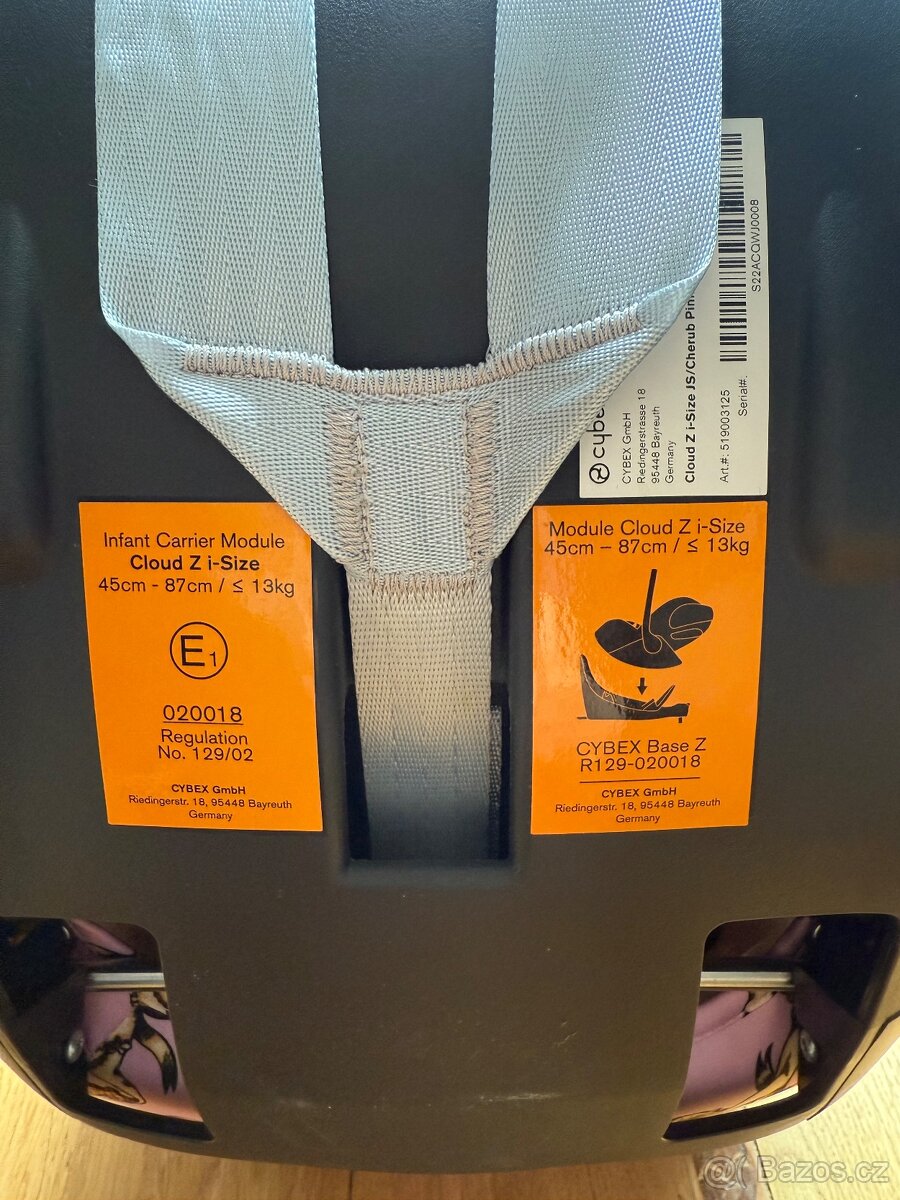 Autosedačka Cybex Cloud Z i-Size Jeremy Scott Cherub Pink - 5