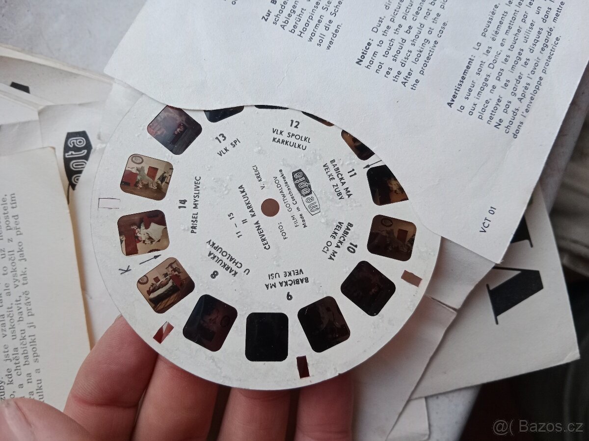 Stereokotoučky pohádky Meopta 17 kusů - 5