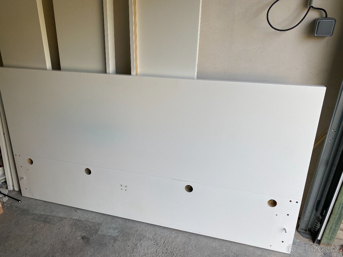 Postel IKEA Malm s úložným prostorem 180x200cm - bílá - 5