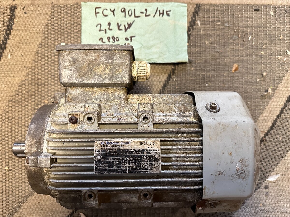 Třífázový elektromotor 400V 0.37 0.55 1.1 1.5 2.2 4 5.5kW - 5