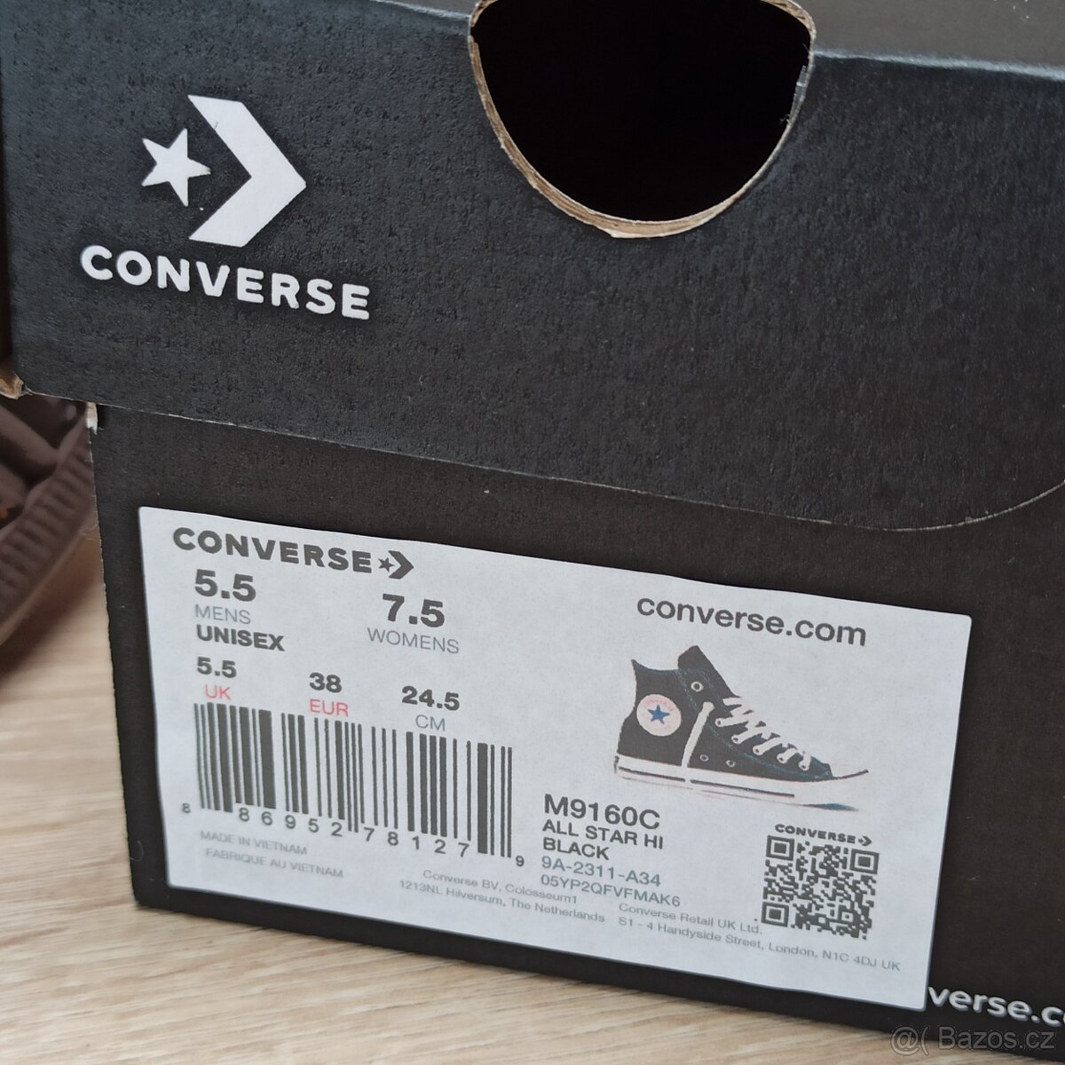 Converse Chuck Taylor All Star Hi Black vel.38 - 5