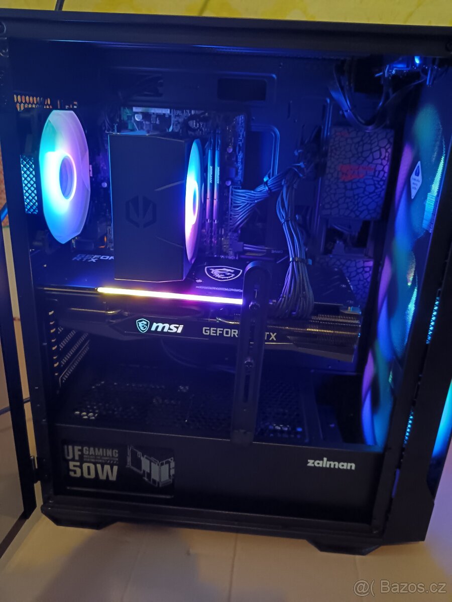 Herní PC, MSI GeForce RTX 3060 Ti GAMING Z TRIO 8GB GDDR6 - 5