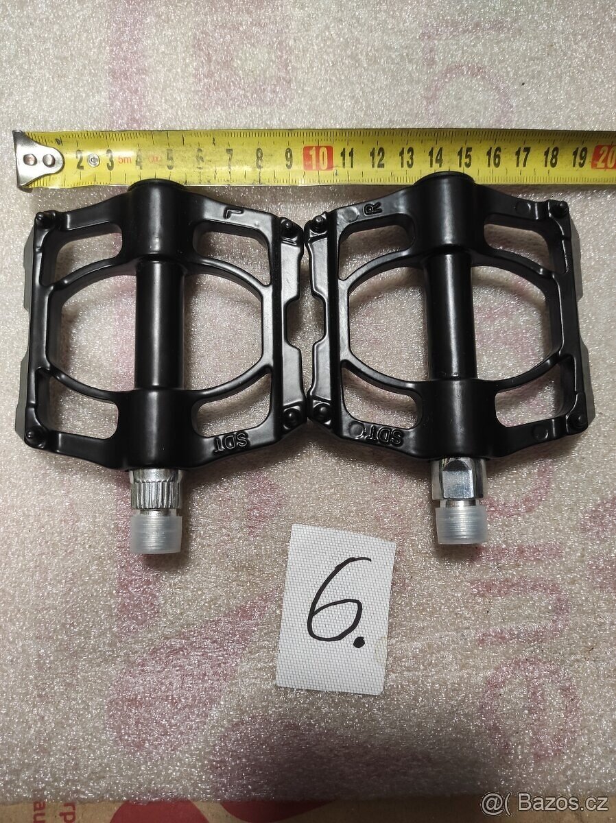 Duralové široké pedály ALU 7075 - 5