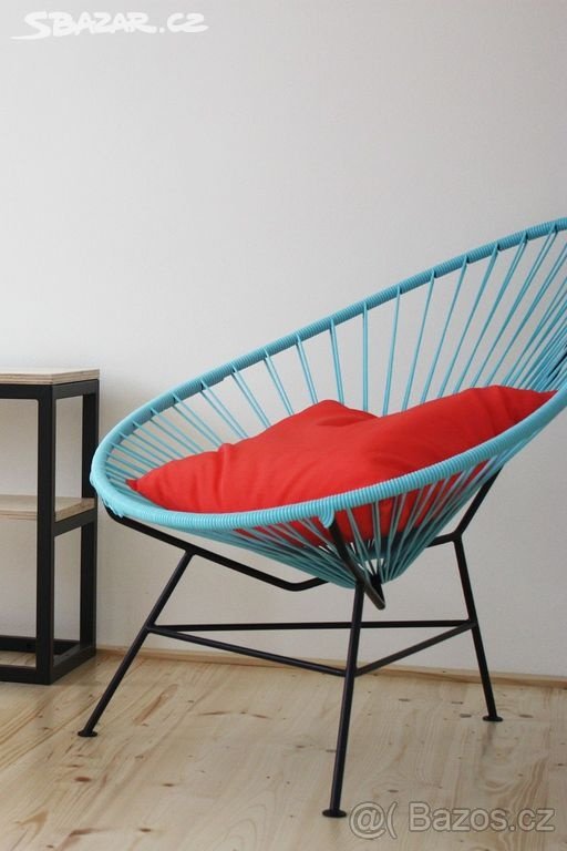 Retro křeslo acapulco - 5