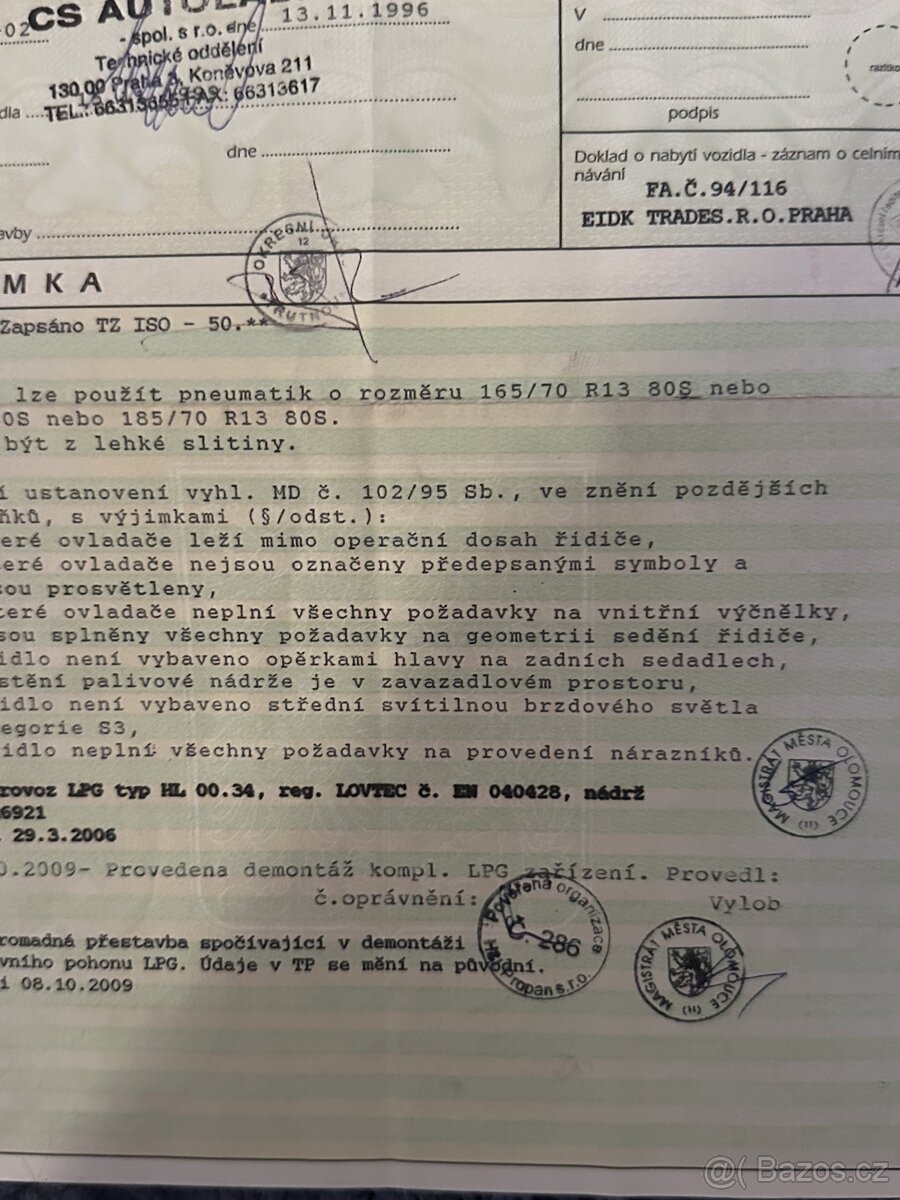 2 x Technický průkaz Škoda 110 L, VAZ 21073 kombi - 5