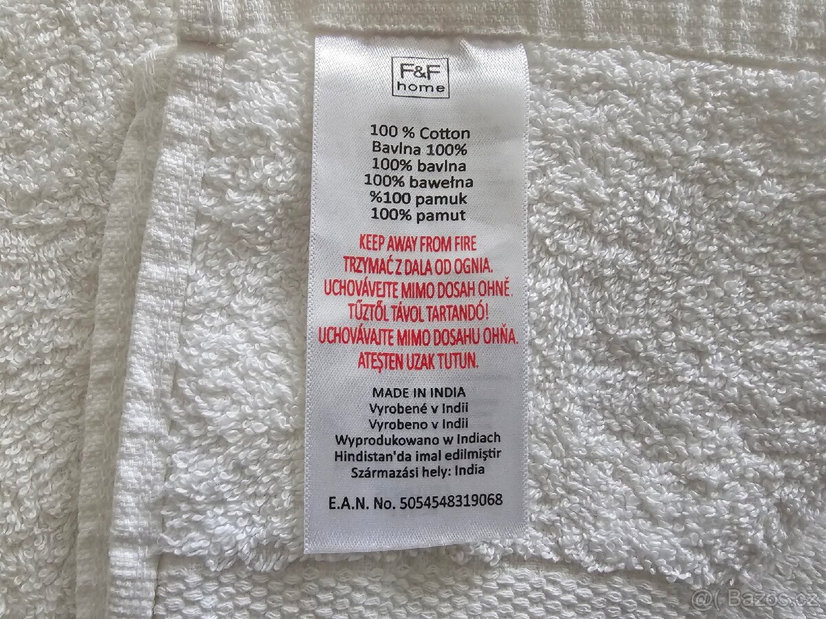 Ručníky froté bílé - 5