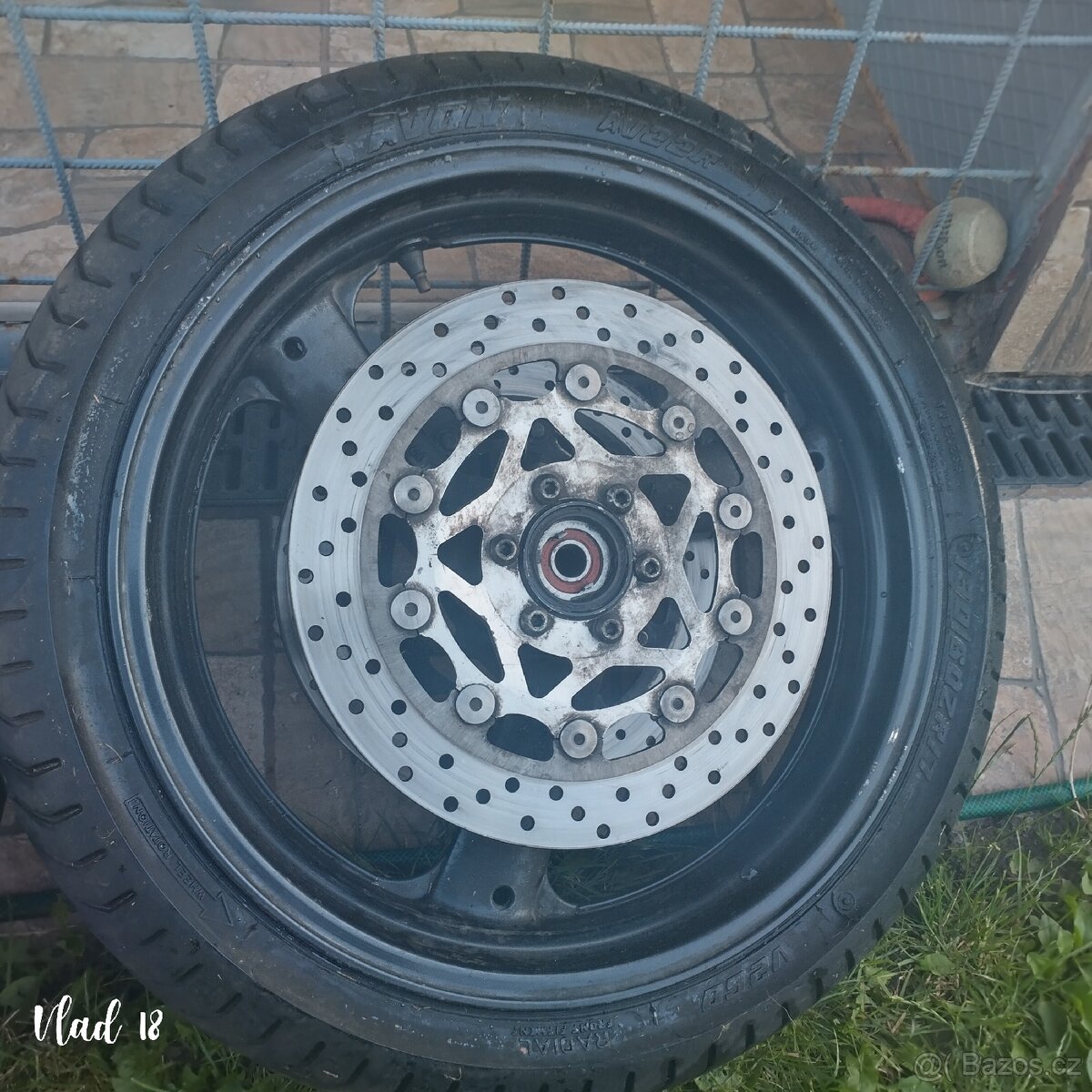 Yamaha kola přední+zadní 17" včetně kotoučů - 5