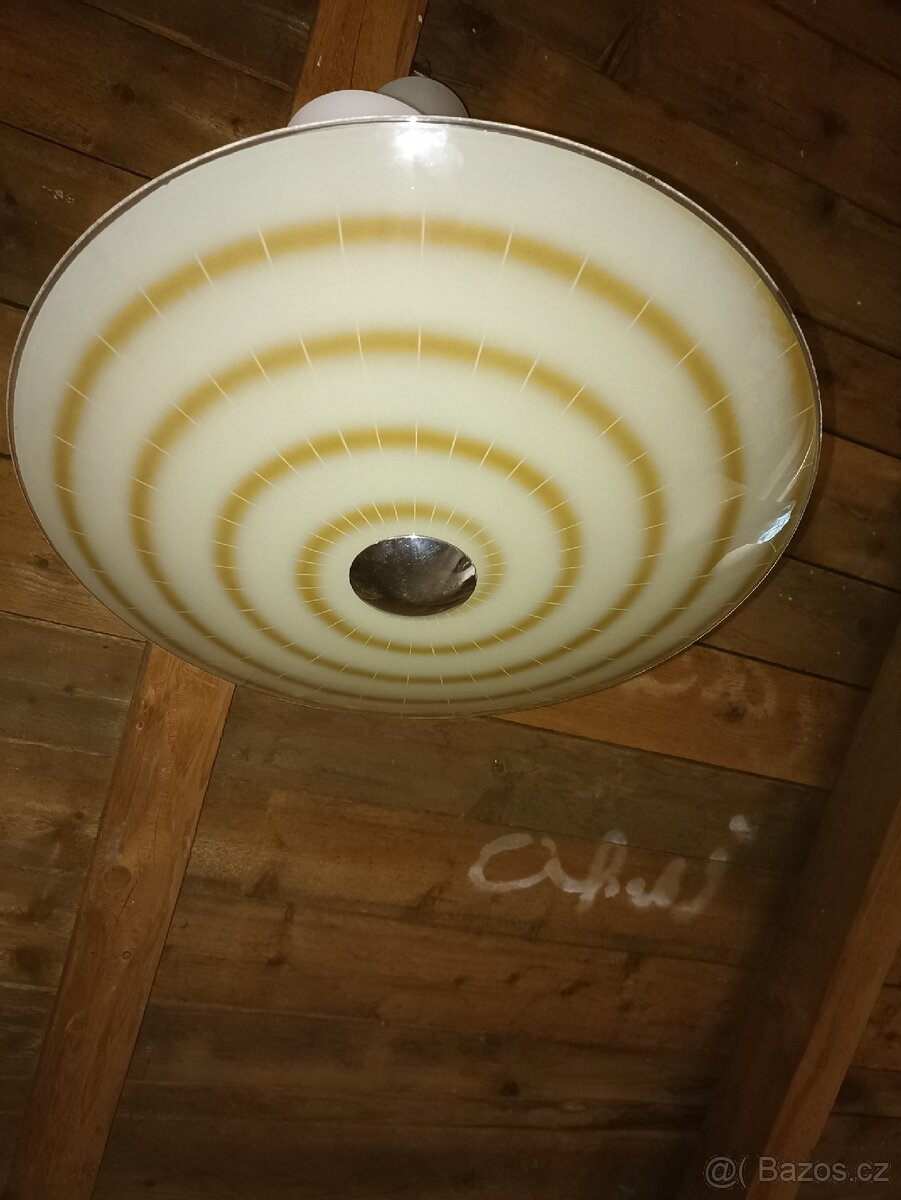 Starý, retro lustr, ČSSR - 5