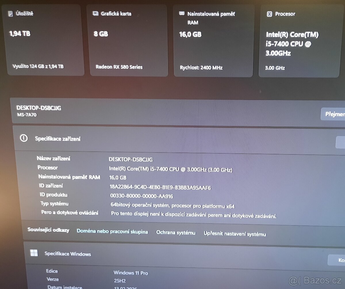 Herní PC MSI GAMING - 5