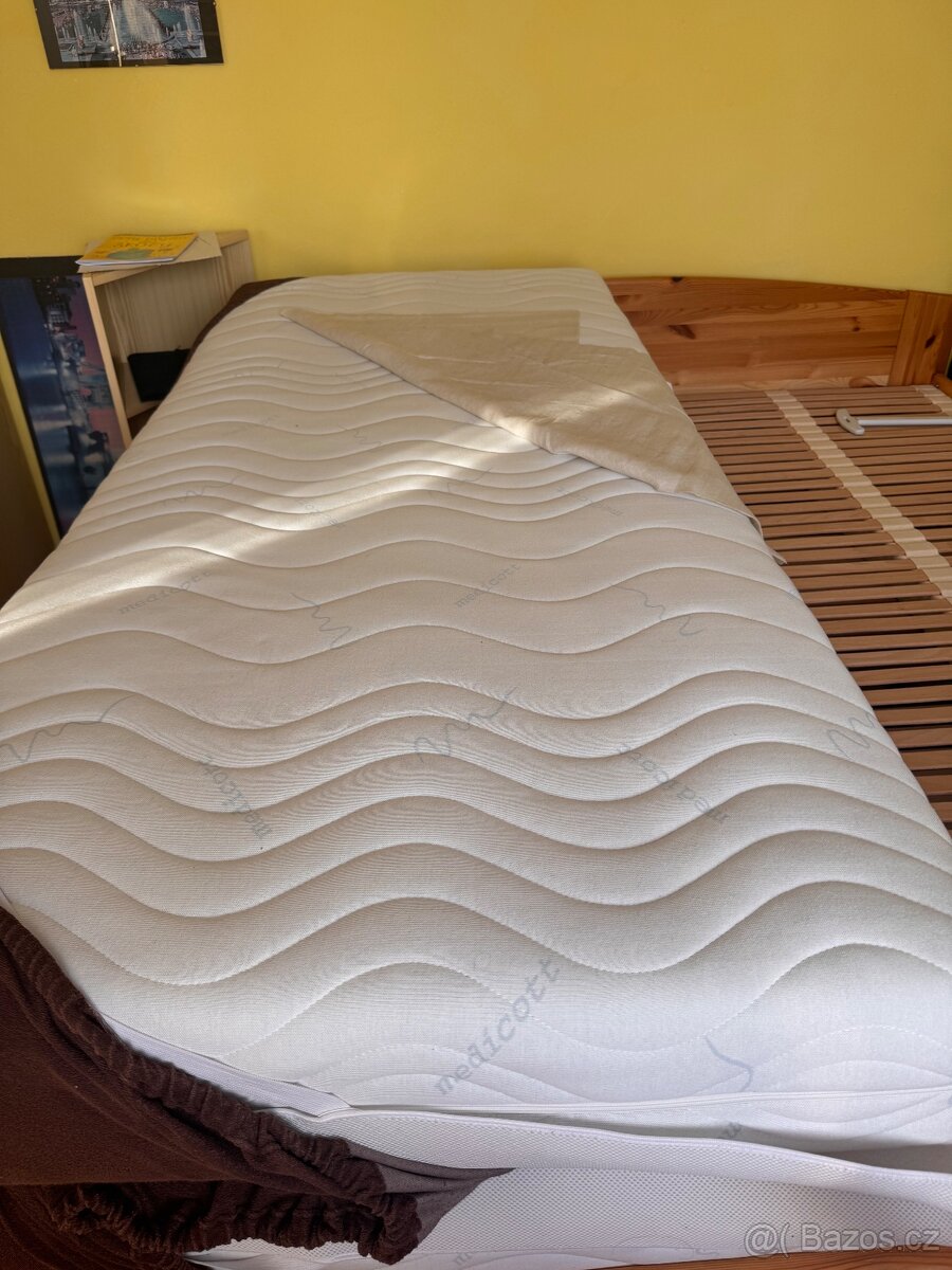 Postel 180x200, masic, borovice - 5