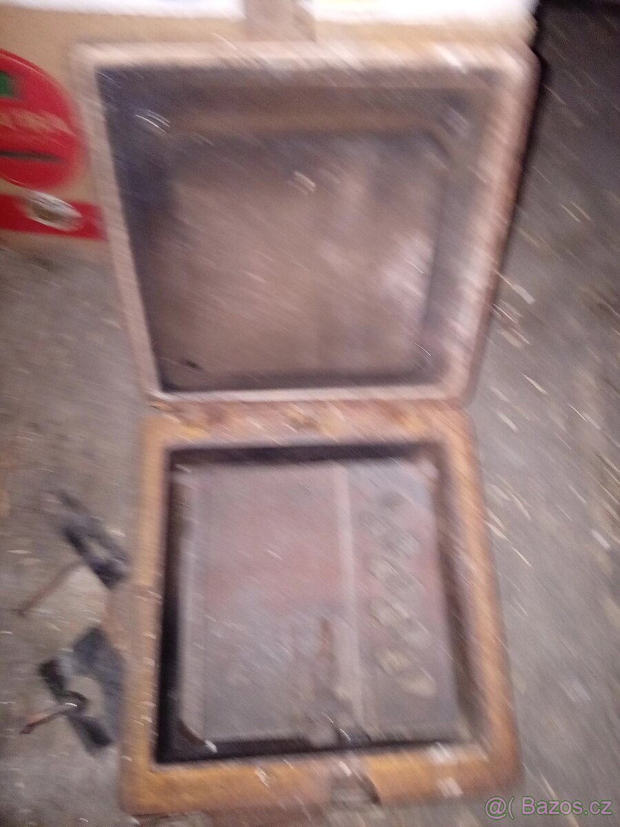 kamnová dvířka 22x22 na kachlová kamna - 5