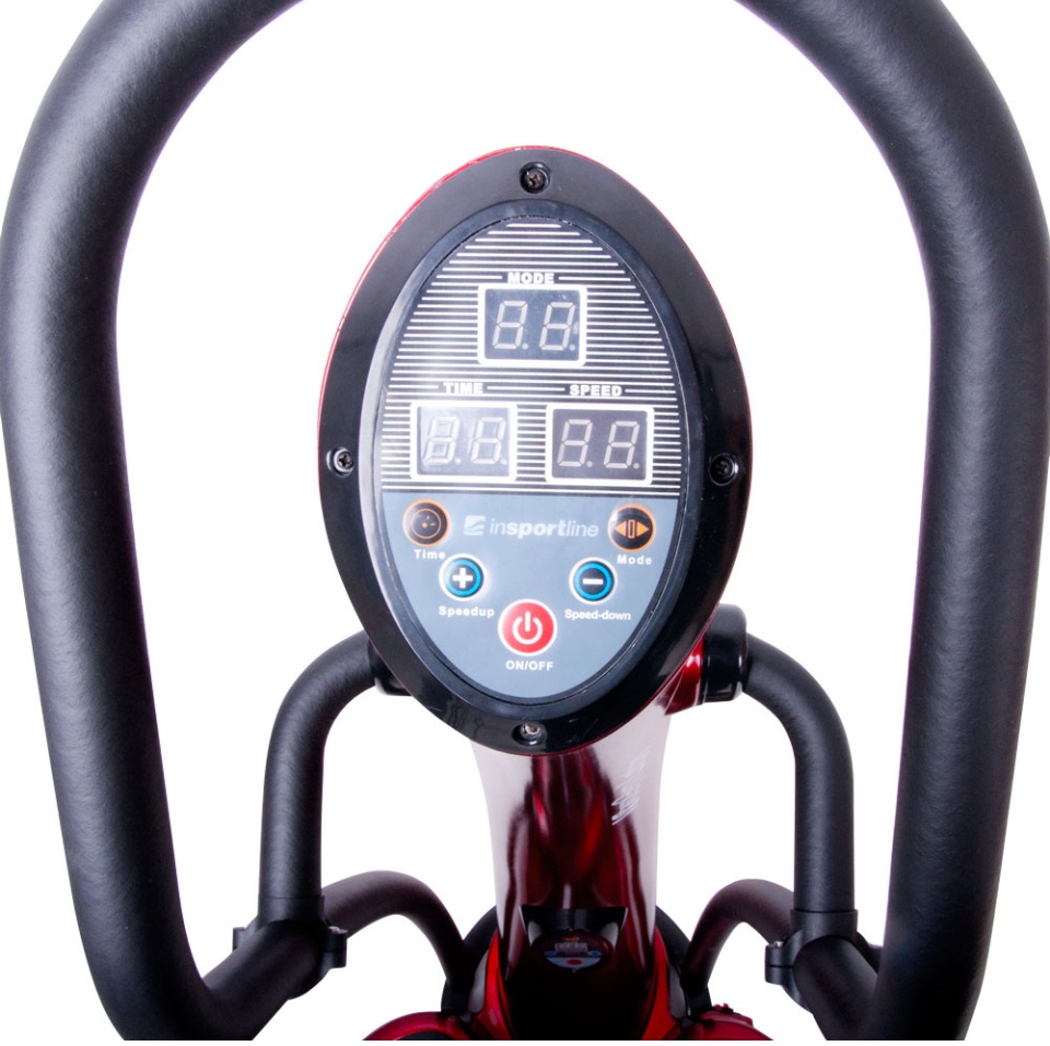 Vibrační plošina VibroGym inSPORTline Lotos - červená - 5