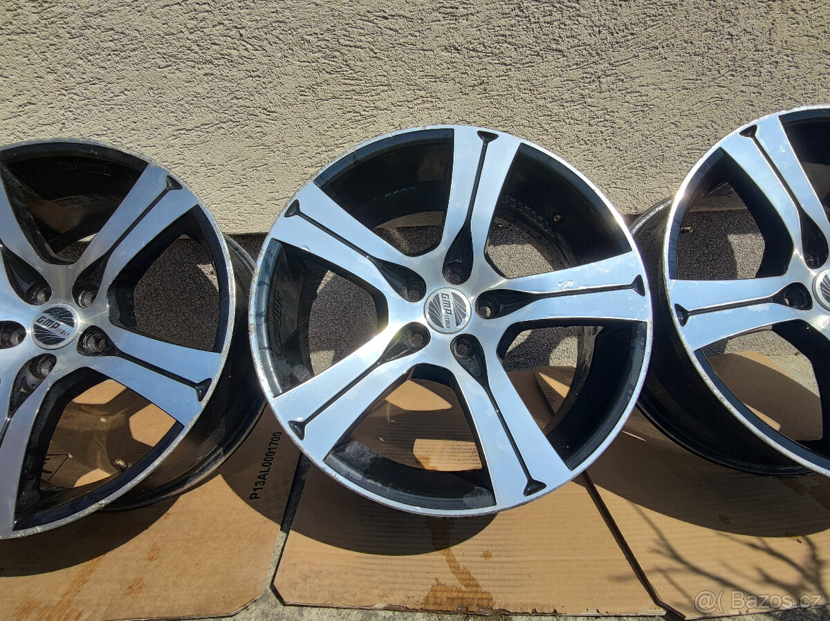 Alu disky GMP Italy 5x100, ET35, R17 - 5