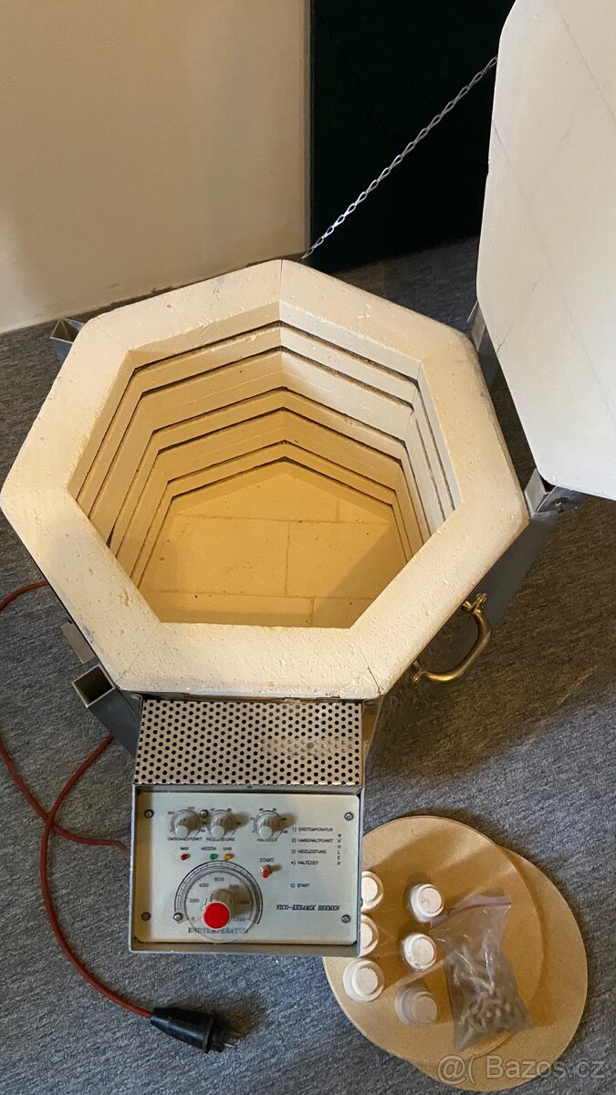 Vypalovací pec na keramiku 1200C s regulátorem - 5