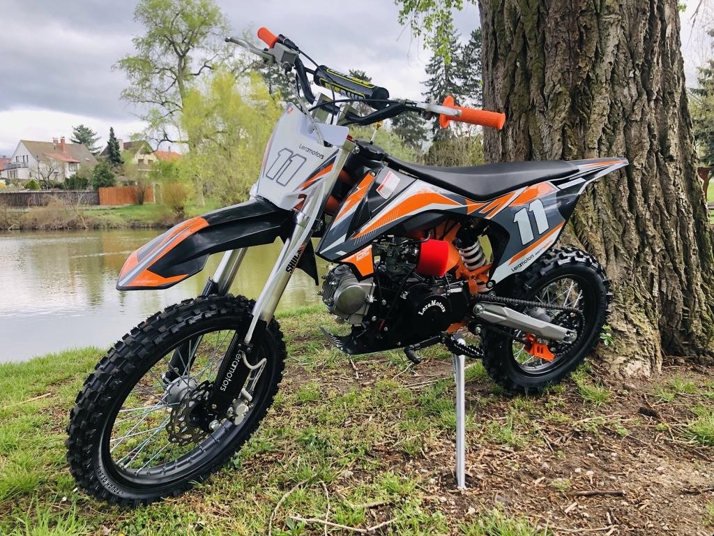 Pitbike Leramotors Shark 125ccm, el. start, orange - 5