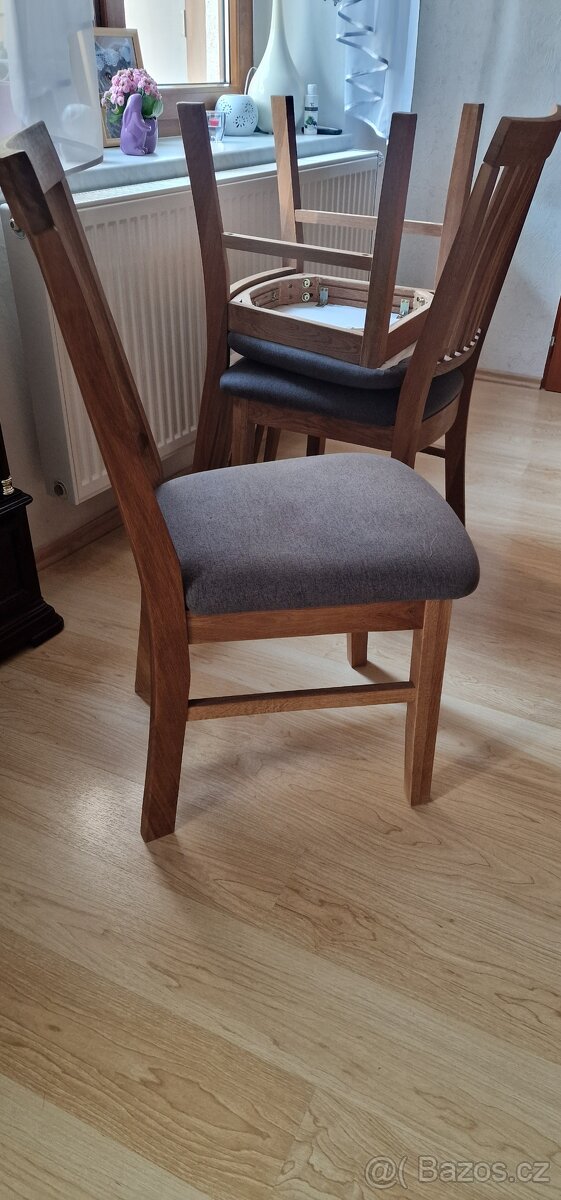 Dřevěné židle Jysk - 5