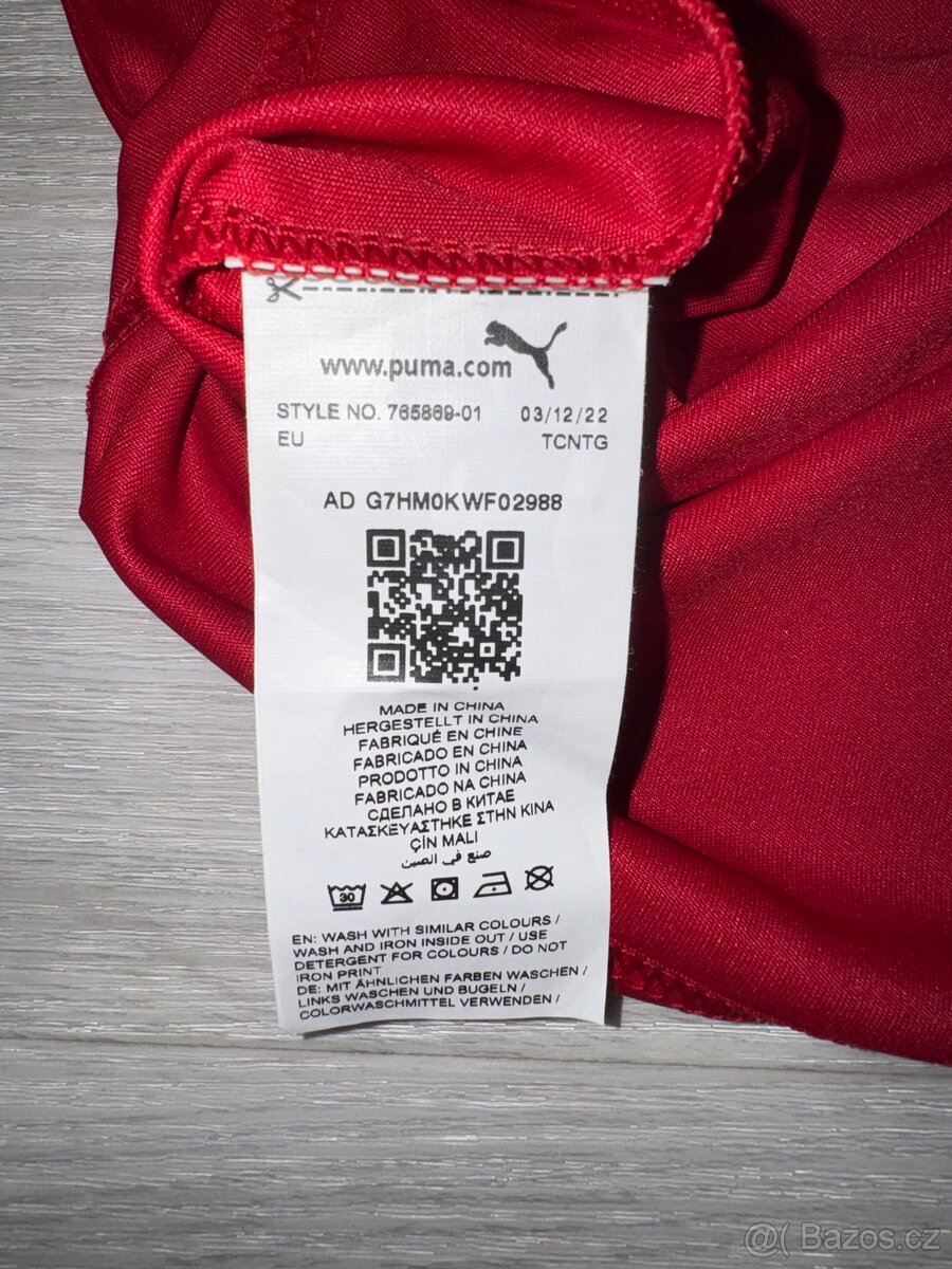 2 x fotbalové tričko PUMA, vel. XL a L, NOVÁ - 5