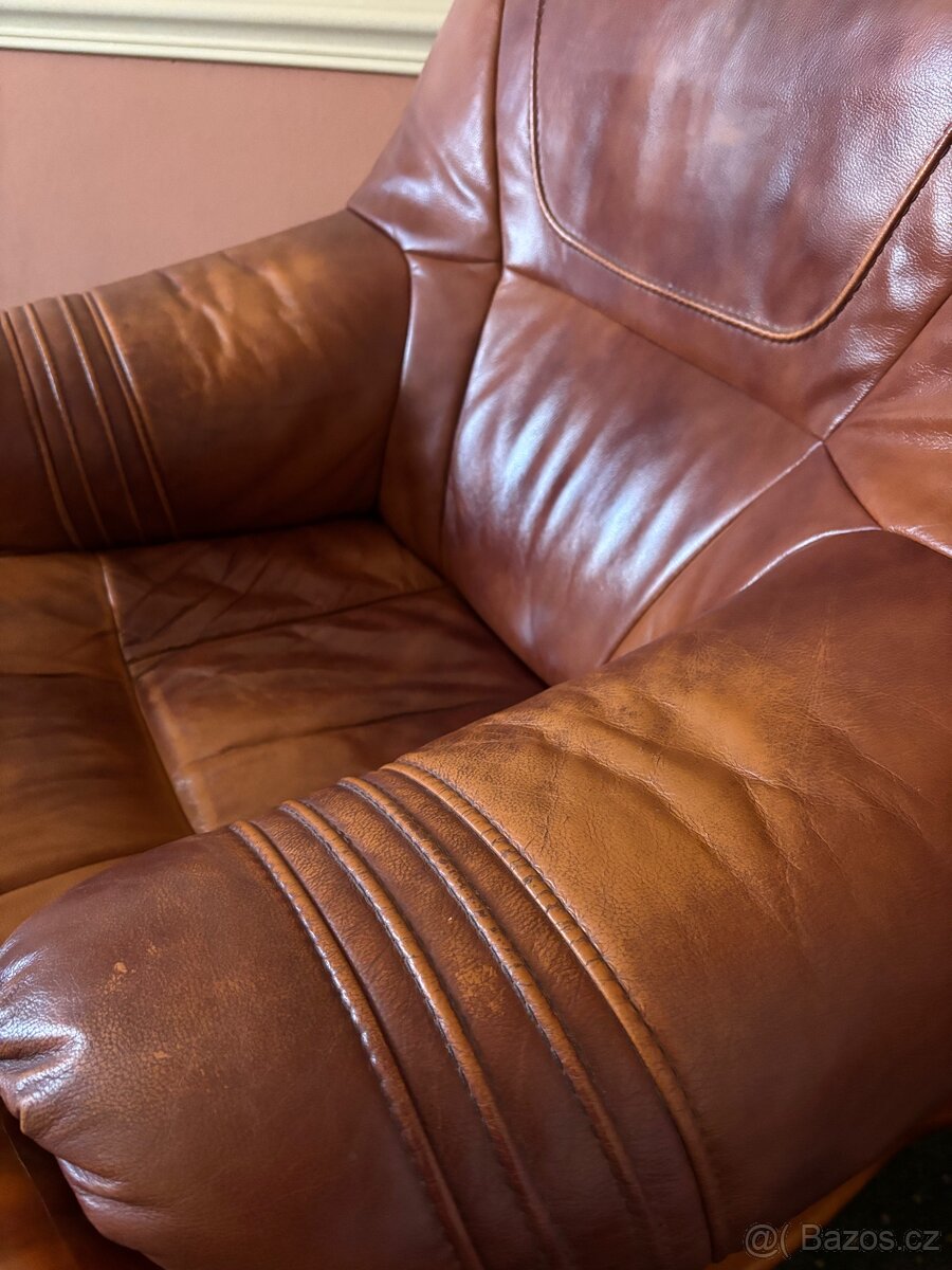 Kožená sedací souprava - 5