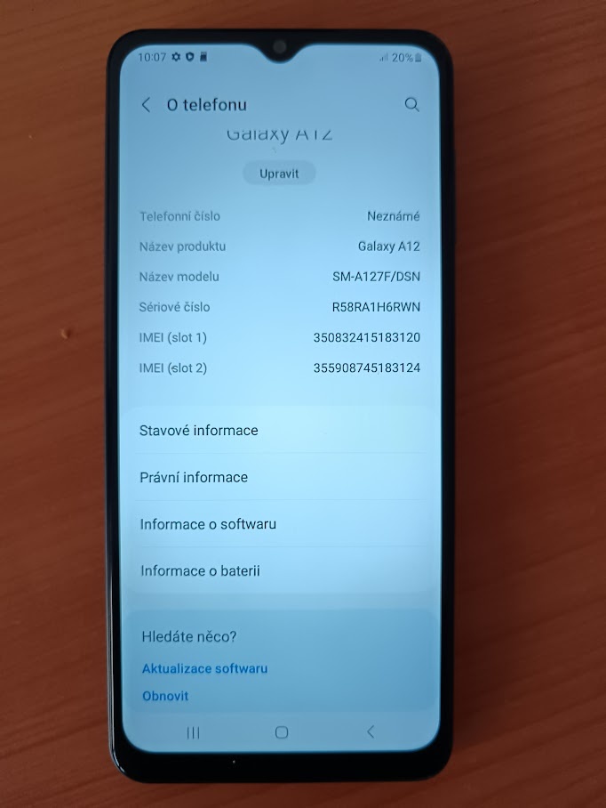 SAMSUNG A12 4/64 GB - modrý - 5