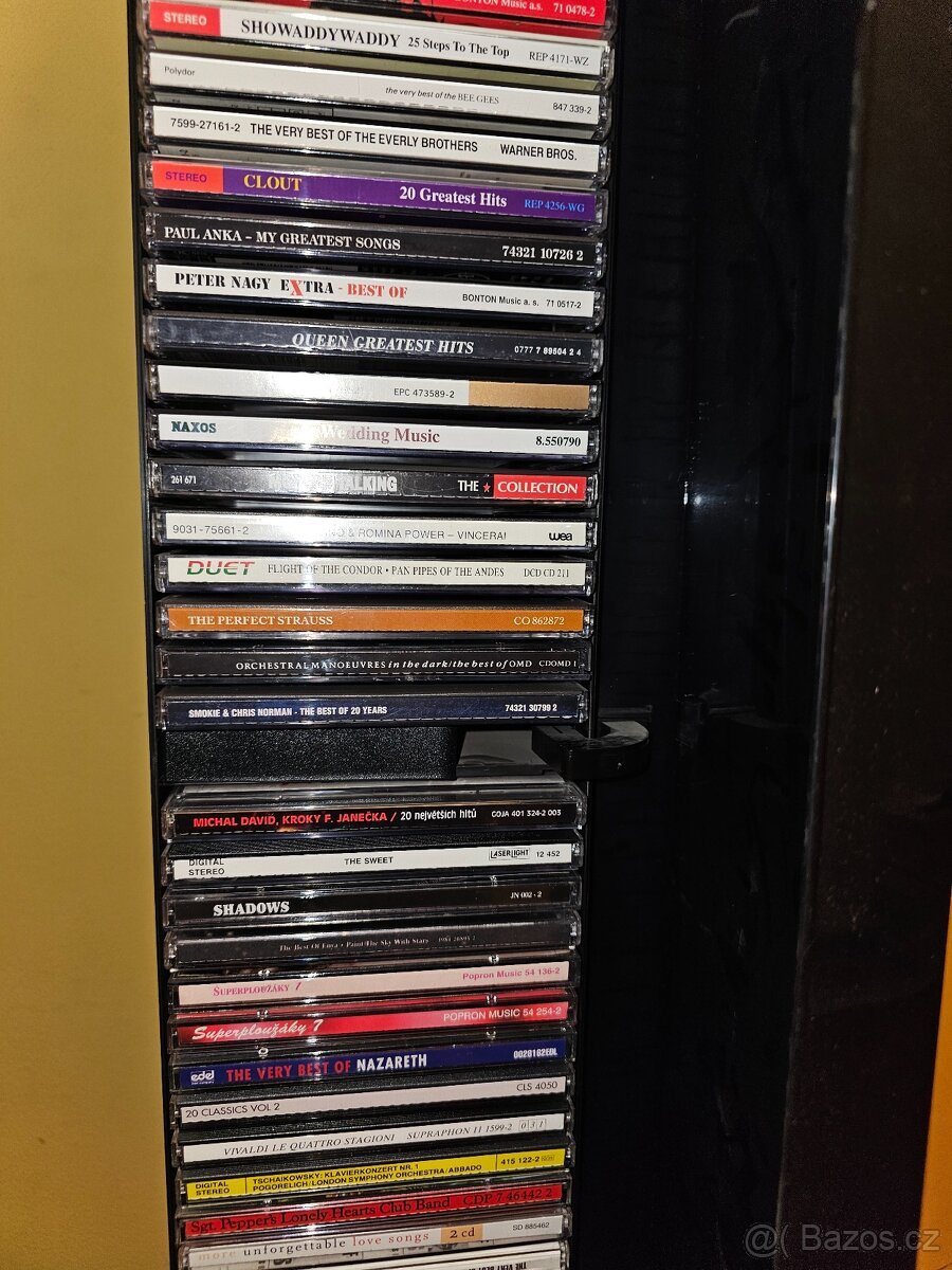 Stojan na 80ks CD SKYDISC s osvětlením na baterie+CD+DVD - 5