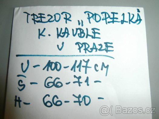 Trezor starožitný popelka Karel Kauble Praha za 12.000 kč - 5