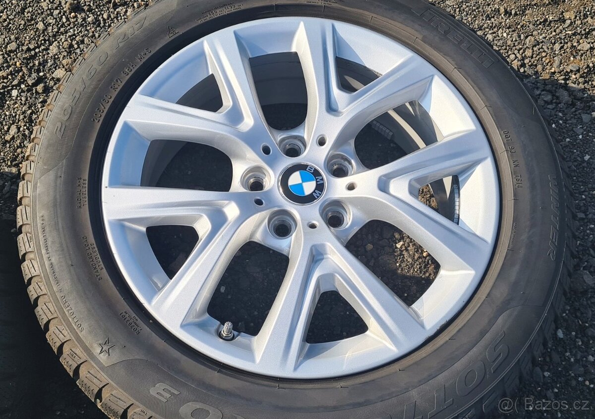 Orig. Alu kola BMW X1, 5x112 Pirelli 205/60R17, 7mm - 5